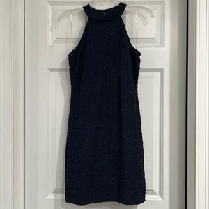 Juniors dress - navy, M